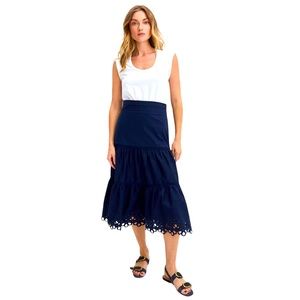 Veronica Beard AMAIA EYELET DRESS NWT